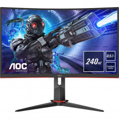 Monitor LED Gaming Curbat AOC C27G2ZE/BK 27 inch Full HD VA 0.5ms 240Hz Black foto