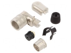 Conector M16 Mufă Mamă Lipire 12 PIN 3A 32V IP40