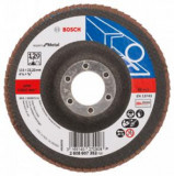 Cumpara ieftin Disc de slefuire evantai BOSCH X551 pentru metal ,D 115 mm; G 120, versiunea dreapta