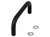 Manetă oțel neagră 43mm șurub M5