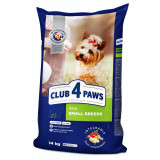 Hrana uscata pentru caini adulti de talie mica, Premium, Club 4 Paws, 14 kg