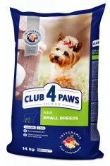 Hrana uscata pentru caini adulti de talie mica, Premium, Club 4 Paws, 14 kg foto