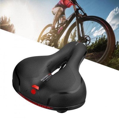 Scaun bicicleta, gel absorbtie socuri, stop LED inclus, 3 moduri iluminare foto