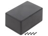 Carcasă universală ABS neagră IP40 70x105x50mm