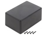 Carcasă universală ABS neagră IP40 70x105x50mm