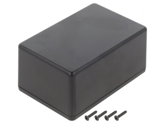 Carcasă universală ABS neagră IP40 70x105x50mm