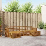 vidaXL Seturi de canapele 6 pcs natural Lemn Solid de Acacia 3375254