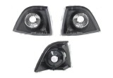 Set Lampa semnalizare fata Bmw Seria 3 E36 Sedan/COMPACT/Combi 12.1990-03.2000 BestAutoVest partea dreapta+stanga 200719JE, negru-transparent , tunin, Rapid