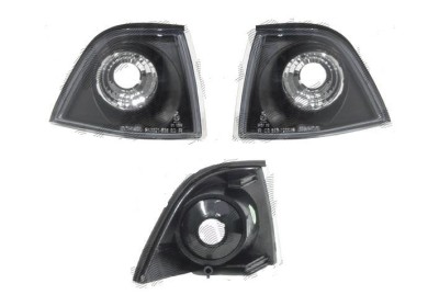 Set Lampa semnalizare fata Bmw Seria 3 E36 Sedan/COMPACT/Combi 12.1990-03.2000 BestAutoVest partea dreapta+stanga 200719JE, negru-transparent , tunin foto