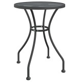Masa de gradina antracit &Oslash;60x72 cm plasa metalica expandata