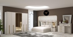 DORMITOR COMPLET REBECA 160x200cm (saltea si somiera gratuite)