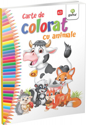 Carte Colorat Cu Animale, - Editura Gama foto