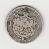 * Moneda 1 leu 1894, Argint