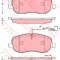 Set placute frana,frana disc FIAT CROMA (194) (2005 - 2016) TRW GDB1636