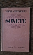 Virgil Gheorghiu - Sonete (cu dedicatie de la autor) foto