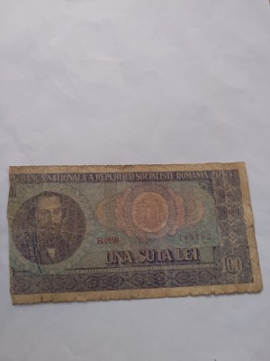 100 lei 1966 foto