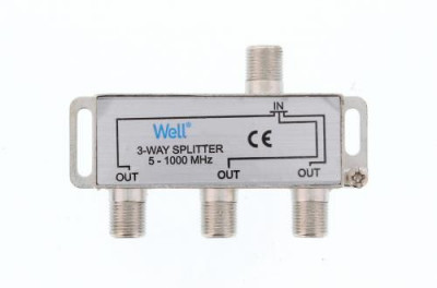 Spliter CATV 3 cai 1000Mhz Well foto