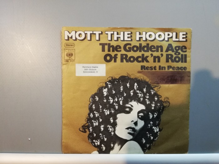 Mottt The Hoople &ndash; The Golden Age of Rock&hellip;.(1974/CBS/RFG) - Vinil Single &#039;7/NM