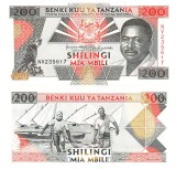 Tanzania 200 Shilingi 1993 P-25 UNC
