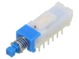 Comutator acţionat prin apăsare 4PDT, 0,1A/30VDC, ALPS