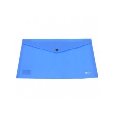 Mapa tip plic cu capsa, format A4, plastic - Negru