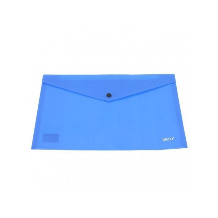 Mapa tip plic cu capsa, format A4, plastic - Negru