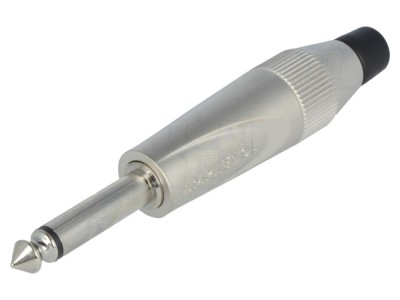 Conector Jack 6,3mm Mono, gri foto