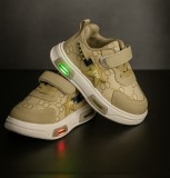 Cumpara ieftin Adidasi cu luminite Super Cute - kaki (Marime Disponibila: Marimea 22)