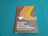 SOLURILE SALINE ȘI ALCALINE DIN R.S. ROM&Acirc;NIA/ GH. SANDU/ 1984