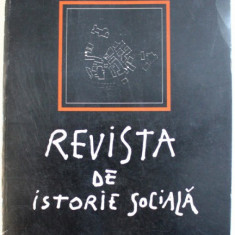 REVISTA DE ISTORIE SOCIALA , NR. I , CONTINE TEXTE IN LIMBILE ROMANA - GERMANA - ENGLEZA , 1996