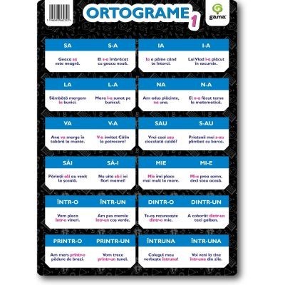Ortograme 1 A4, - Editura Gama foto