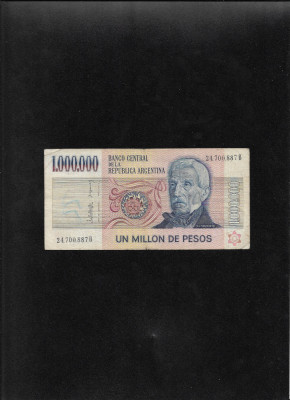 Rar! Argentina 1000000 1.000.000 pesos 1981(83) seria24700887 foto