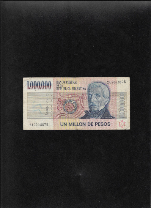 Rar! Argentina 1000000 1.000.000 pesos 1981(83) seria24700887