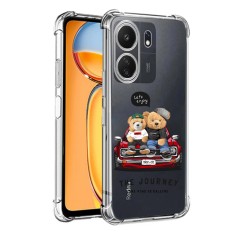 Husa antisoc personalizata pentru xiaomi redmi 13c 4g, airbag let&amp;#039;s enjoy, clear foto