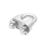 Brida zincata DIN 741-22 pentru fixarea cablurilor de otel