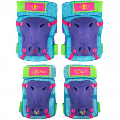 Set protectie Skate Cotiere Genunchiere Frozen Seven, prindere velcro foto