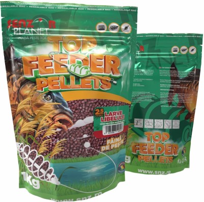 Top Feeder Senzor Pelletes, Larve Libelule, 2.5mm, 1kg foto
