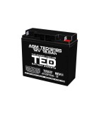 Acumulator TED 12V 18.5Ah AGM plumb acid terminal T3 181mm x 76mm x