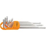 Set chei imbus cu profil torx lungi neo tools 09-526 HardWork ToolsRange