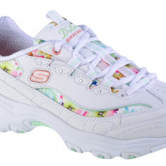 Pantofi pentru adidași Skechers D'Lites-Blooming Fields 149794-WMLT alb