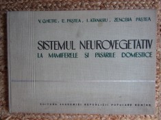 Sistemul neurovegetativ la mamiferele si pasarile domestice - V. Ghetie