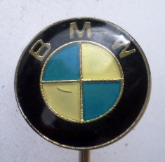 I.078 INSIGNA STICKPIN AUTO BMW Bayerische Motoren Werke 12mm foto