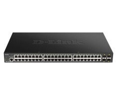 SWITCH. PoE D-Link, port Gigabit x 48, SFP SFP+ x 4, managed, carcasa metalica, &amp;quot;DGS-1250-52XMP&amp;quot; (timbru verde 2 lei) foto