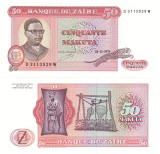 Zair 50 Makuta 1979 P-17 UNC