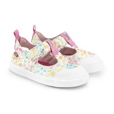 Pantofi Decupati Fete Bibi Agility Mini Flowers 22 EU foto
