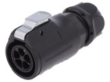 Mufă Circulară 5 Pin Aurită 12A 20mm