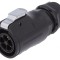 Mufă Circulară 5 Pin Aurită 12A 20mm