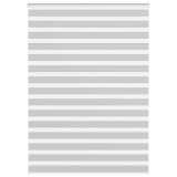 vidaXL Jaluzea tip zebra gri deschis lățime țesătură 150,9cm poliester
