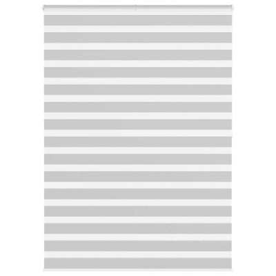 vidaXL Jaluzea tip zebra gri deschis lățime țesătură 150,9cm poliester foto