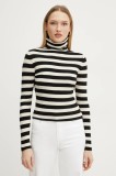 MAX&amp;Co. pulover femei, culoarea bej, light, cu guler, 2518361054200
